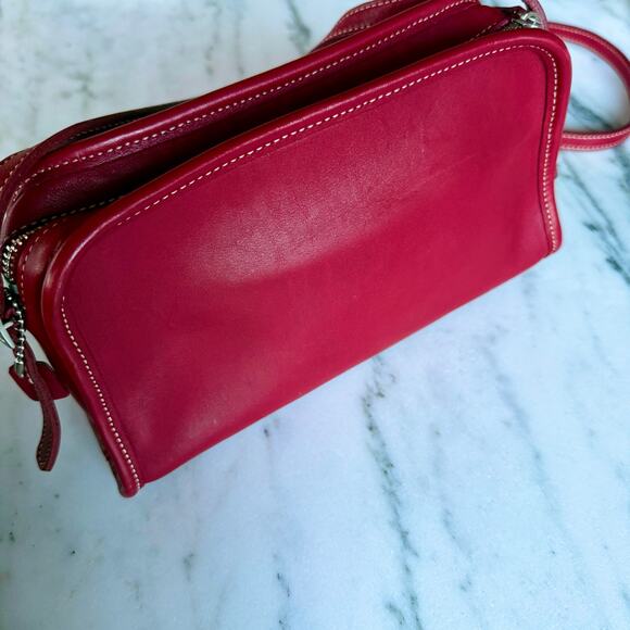 Vintage Coach Red Crossbody Bag - Picture 2 of 6